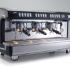La Cimbali M26 TE RE, a professional espresso machine with multiple group heads and a sleek stainless steel design